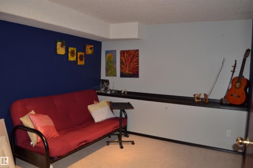 Office with large window over looking Recreation room - 68 Marlboro Road, Edmonton, AB 