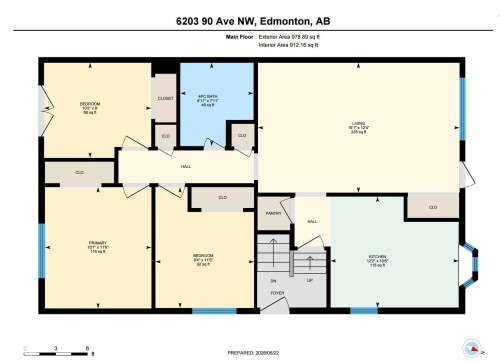 Floor plan - 6203 90 Avenue, Edmonton, AB 