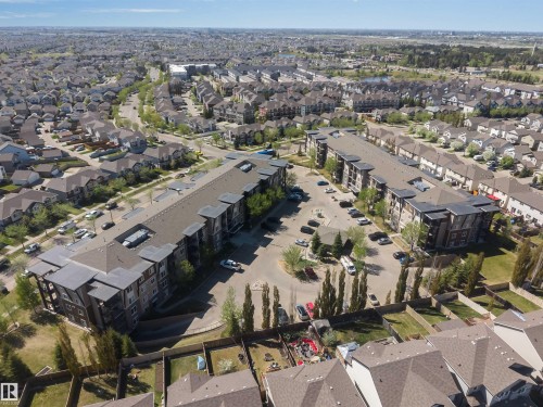 Modern apartment complexes featuring contemporary architectural design and private balconies - 320 534 Watt Boulevard, Edmonton, AB - Outdoor With View