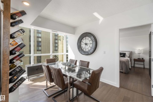 802 10046 117 Street, Edmonton, AB - Indoor Photo Showing Dining Room