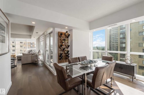 802 10046 117 Street, Edmonton, AB - Indoor Photo Showing Dining Room