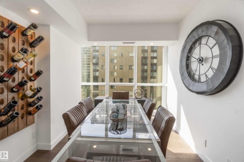 802 10046 117 Street, Edmonton, AB - Indoor Photo Showing Dining Room