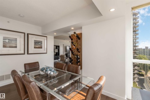 802 10046 117 Street, Edmonton, AB - Indoor Photo Showing Dining Room