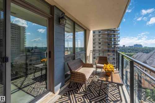 802 10046 117 Street, Edmonton, AB - Outdoor With Deck Patio Veranda With Exterior