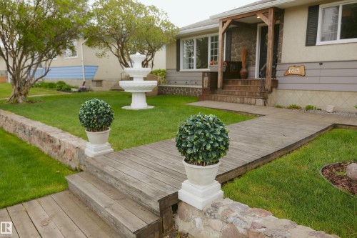 4615 54 Avenue, Barrhead, AB - Outdoor With Deck Patio Veranda