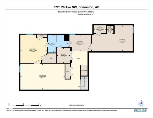 Floor plan - 6720 29 Avenue, Edmonton, AB 