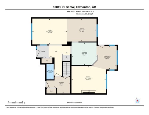 Floor plan - 16811 91 Street, Edmonton, AB 