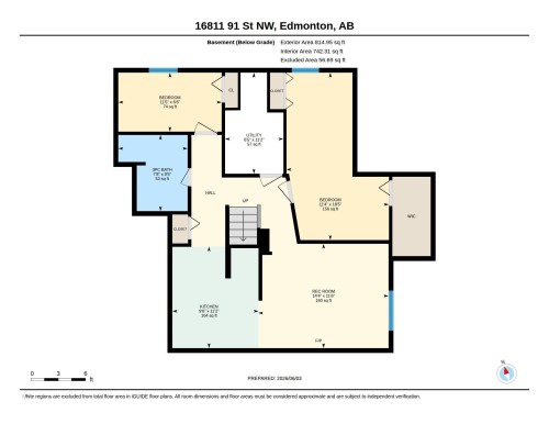 Floor plan - 16811 91 Street, Edmonton, AB 