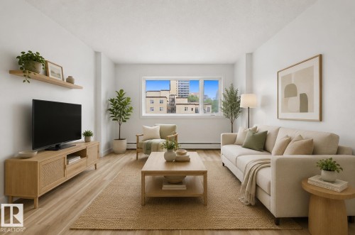 Living room - 703 9710 105 Street, Edmonton, AB 