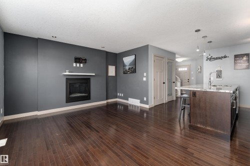 152 Radcliffe Wynd, Fort Saskatchewan, AB - Indoor With Fireplace