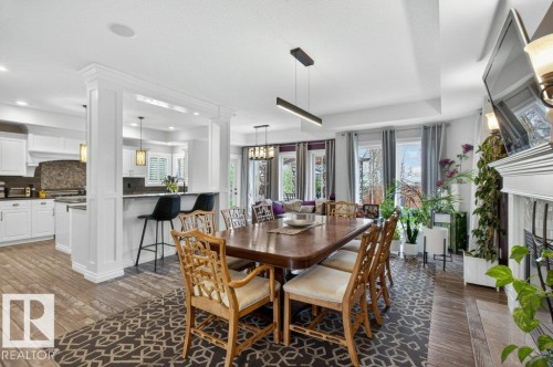 24 Springdale, Sherwood Park, AB - Indoor Photo Showing Dining Room