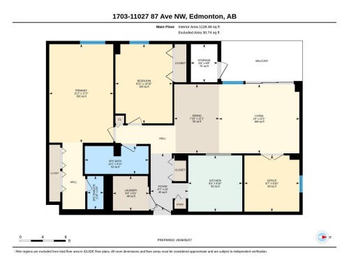 Floor plan - 1703 11027 87 Avenue N, Edmonton, AB - Other