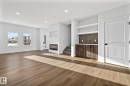 206 Starling Way, Fort Saskatchewan, AB  - Indoor Photo Showing Living Room With Fireplace 