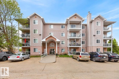 203 5102 49 Avenue, Leduc, AB - Outdoor With Balcony With Facade