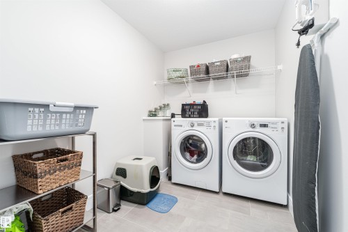 2nd floor laundry - 3318 Parker Loop, Edmonton, AB - Indoor Photo Showing Laundry Room