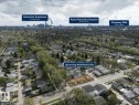 Aerial perspective highlighting an upcoming multifamily site - 12160 93 Street Nw, Edmonton, AB 