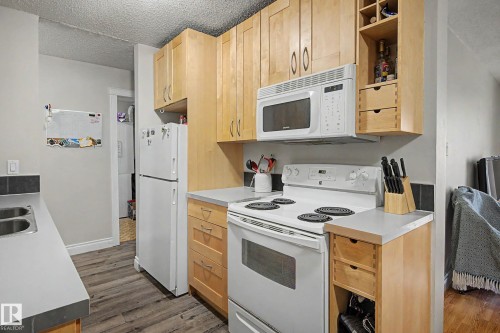 009 10520 80 Avenue, Edmonton, AB - Indoor Photo Showing Kitchen With Double Sink