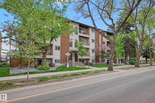 009 10520 80 Avenue, Edmonton, AB - Outdoor With Balcony With Facade