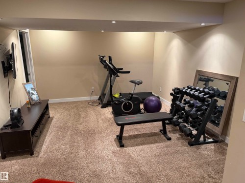 7028 174 Avenue, Edmonton, AB - Indoor Photo Showing Gym Room