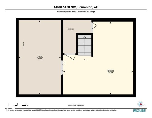 Floor plan - 14648 54 Street, Edmonton, AB 