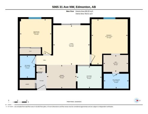 Floor plan - 218 5065 31 Avenue, Edmonton, AB 