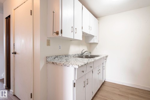 18439 66 Avenue, Edmonton, AB - Indoor Photo Showing Kitchen With Double Sink