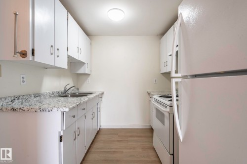 18439 66 Avenue, Edmonton, AB - Indoor Photo Showing Kitchen With Double Sink