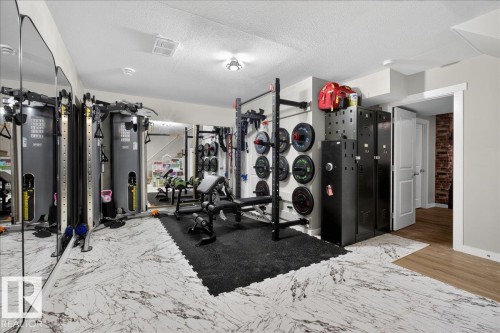12803 205 Street, Edmonton, AB - Indoor Photo Showing Gym Room