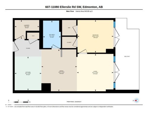 Floor plan - 607 11080 Ellerslie Road, Edmonton, AB - Other