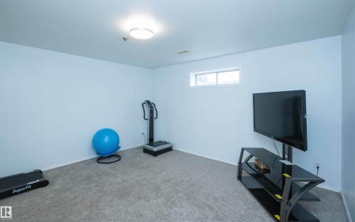 Spacious room featuring light gray carpeting and white painted walls - 10739 109 Avenue, Westlock, AB 
