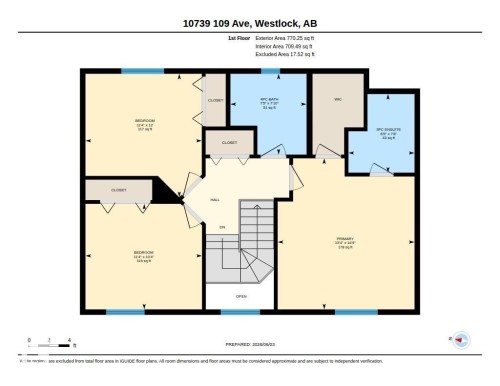 Floor plan - 10739 109 Avenue, Westlock, AB 