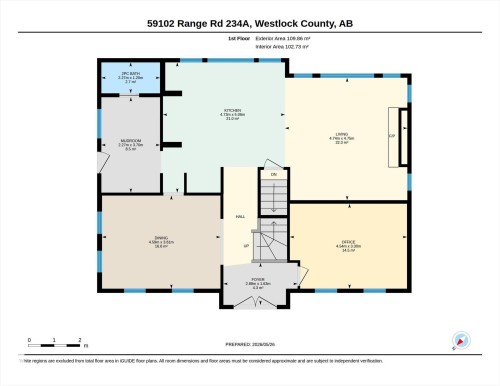 Floor plan - 59102 Rge Road 234, Rural Westlock County, AB 