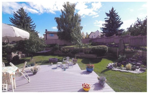 Photo taken in prior years when yard is in full bloom - 31 Wentworth Crescent, St. Albert, AB - Outdoor