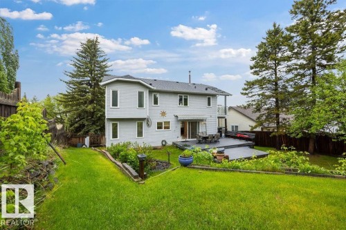 Photo taken in prior years when yard is in full bloom - 31 Wentworth Crescent, St. Albert, AB - Outdoor