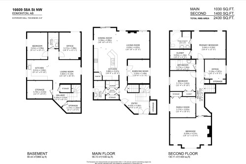 Floor plan - 16609 58A Street, Edmonton, AB 
