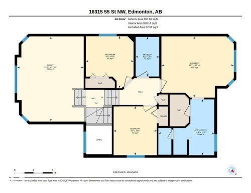 Floor plan - 16315 55 Street, Edmonton, AB 