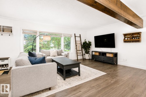 4904 103 Avenue, Edmonton, AB - Indoor Photo Showing Living Room