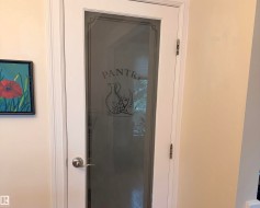 Frosted walk in glass pantry - 
