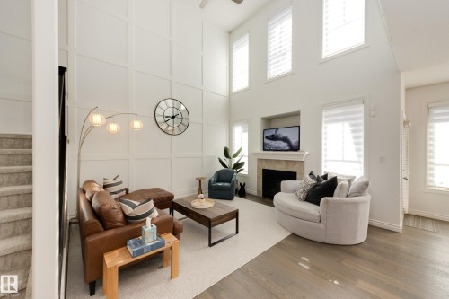835 Armitage Wynd, Edmonton, AB - Indoor With Fireplace