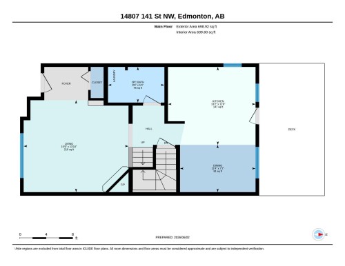 Floor plan - 14807 141 Street, Edmonton, AB 