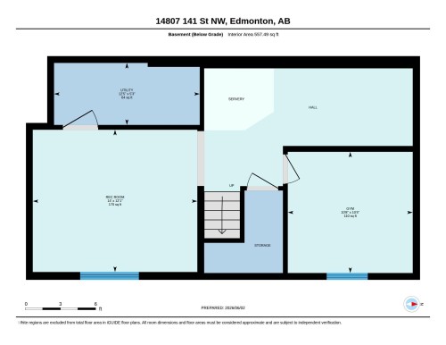 Floor plan - 14807 141 Street, Edmonton, AB 