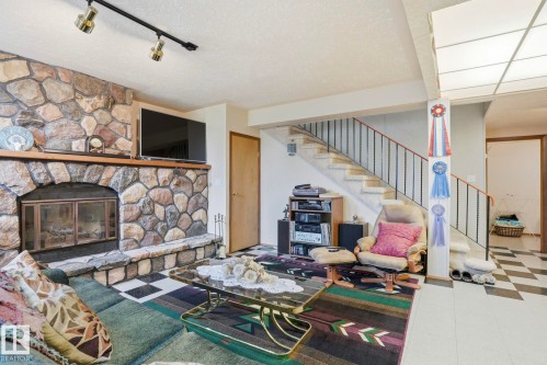 1307 Twp Road 510, Rural Parkland County, AB - Indoor With Fireplace