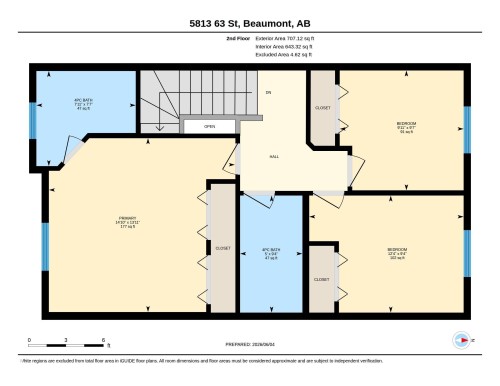 Floor plan - 5813 63 Street, Beaumont, AB 