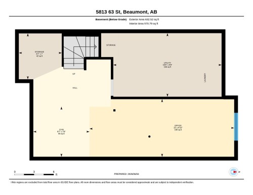 Floor plan - 5813 63 Street, Beaumont, AB 