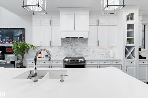 17830 62A Street, Edmonton, AB - Indoor Photo Showing Kitchen With Upgraded Kitchen