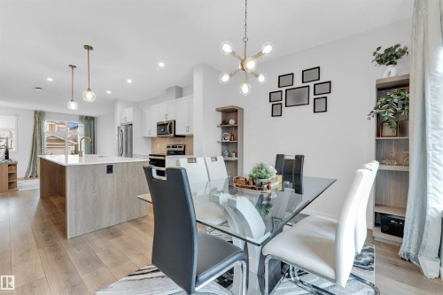 3607 6 Avenue, Edmonton, AB - Indoor Photo Showing Dining Room