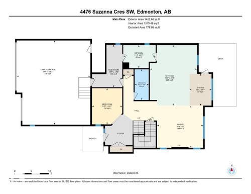 Floor plan - 4476 Suzanna Crescent, Edmonton, AB - Other