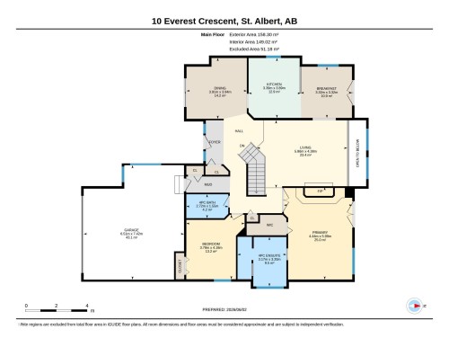 Floor plan - 10 Everest Crescent, St. Albert, AB 