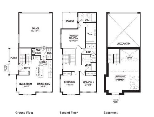 Floor plan - 1061 Wolf Willow Way, Sherwood Park, AB 