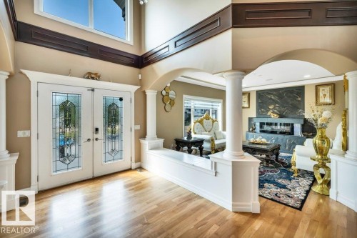 74-53302 261 Range Road, Rural Parkland County, AB - Indoor With Fireplace